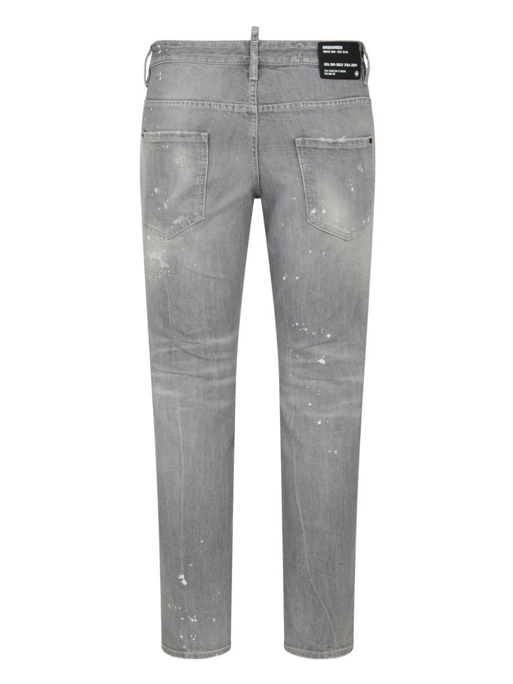 DSQUARED2 Light Grey 5 Pocket Skater Pants for Men - SS24 Collection