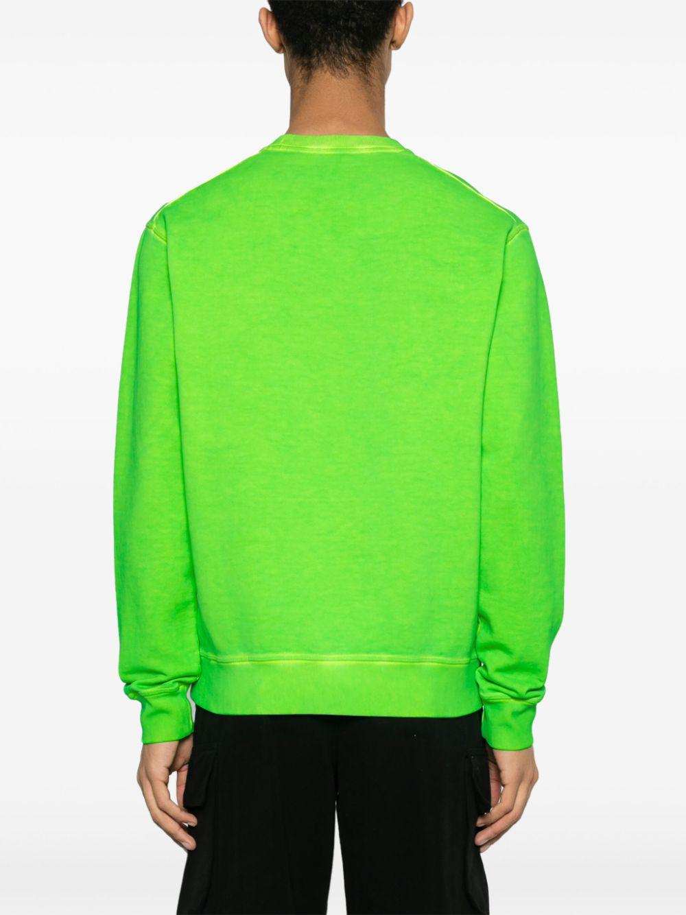 DSQUARED2 Men's Green Fluo Sweatshirt for SS24