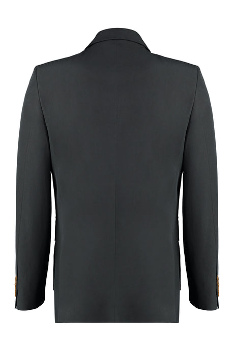 VIVIENNE WESTWOOD Stylish Black Button Front Cotton Jacket for Men