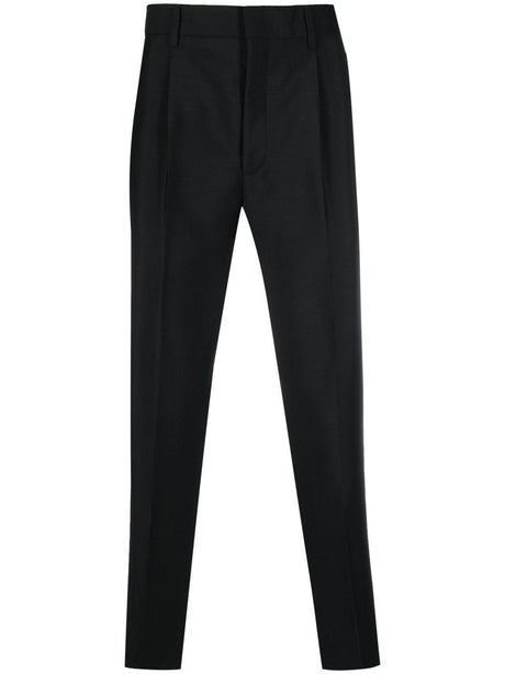 PRADA Tailored Mohair-Wool Slim Fit Trousers