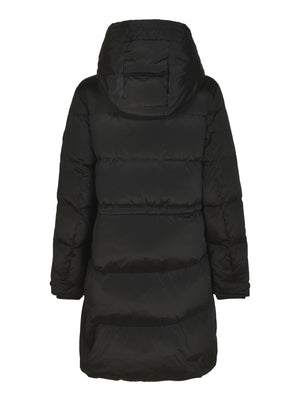 Woolrich Sophisticated Black Wool Coat for Women