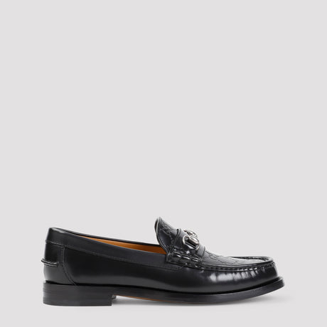 GUCCI Kaveh Leather Loafers