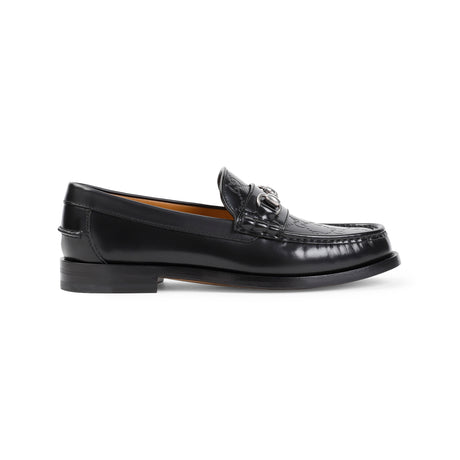 GUCCI Kaveh Leather Loafers