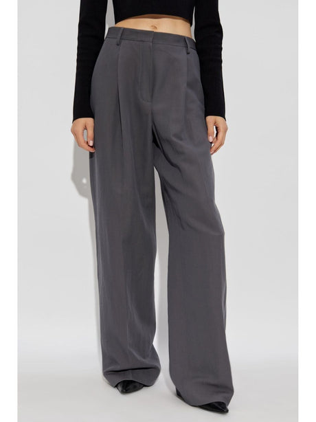 DRIES VAN NOTEN Tailored Pleated Wool Pants for Men - FW24