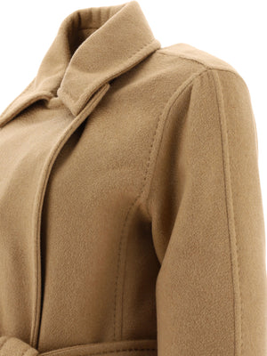 MAX MARA Iconic Tan Double Zibeline Jacket for Women