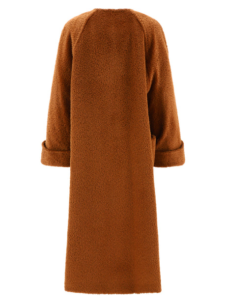 MAX MARA Stylish Women's Outer Coat in Brown for 24FW Season