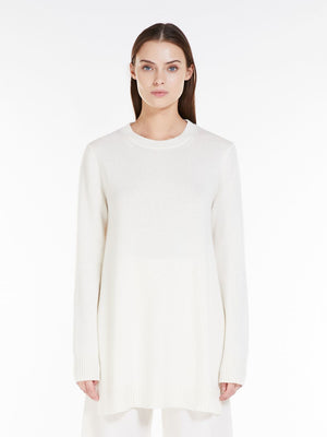 MAX MARA White Cashmere Sweater Tank for Women - Indulge in Luxurious Comfort for FW23