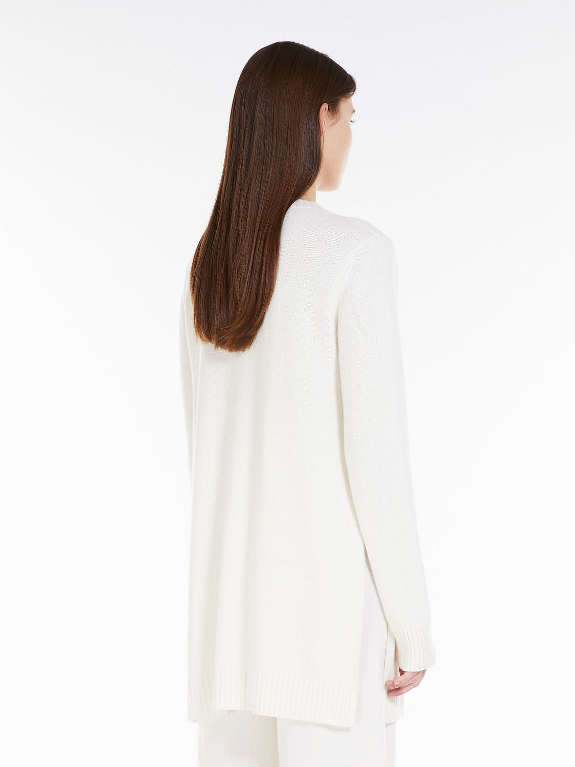 MAX MARA White Cashmere Sweater Tank for Women - Indulge in Luxurious Comfort for FW23