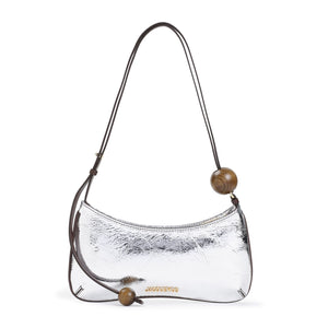 JACQUEMUS Mini Pearlescent Leather Handbag - FW24