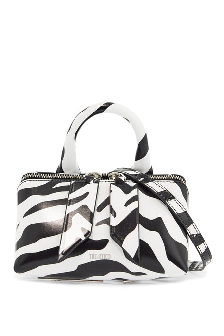 THE ATTICO Mini Handbag with Bold Animal Print