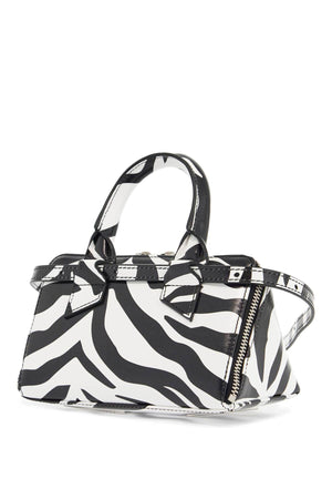 THE ATTICO Mini Handbag with Bold Animal Print