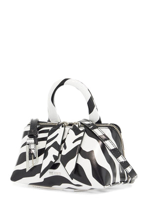 THE ATTICO Mini Handbag with Bold Animal Print