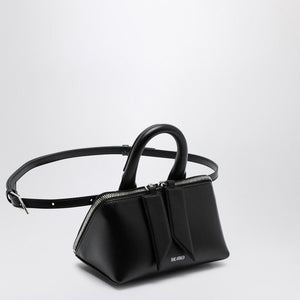 THE ATTICO Mini Friday Cross-Body Handbag in Black Leather