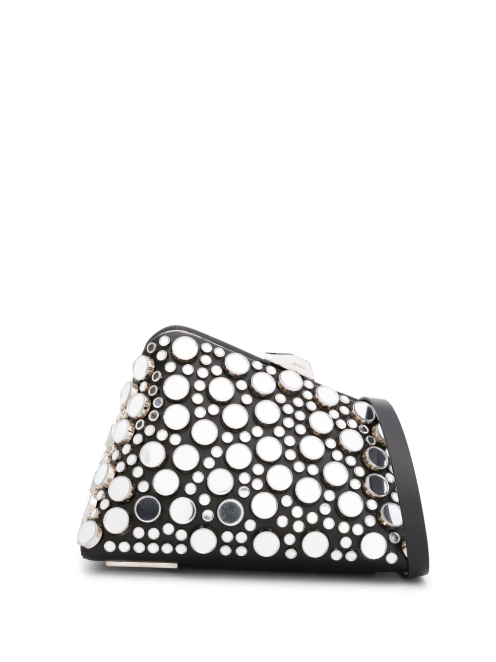 THE ATTICO 24SS Black Clutch Bag for Women