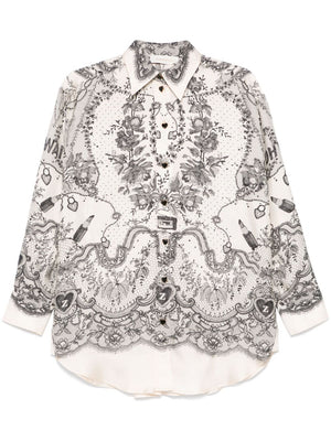 ZIMMERMANN Silk Button-Up Shirt for Women