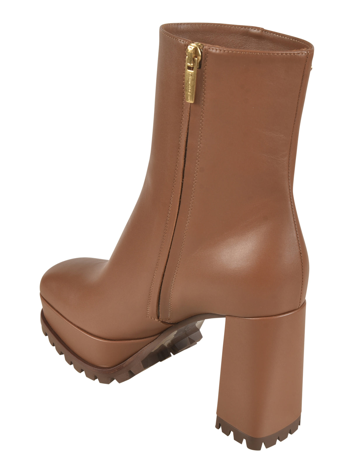 Gianvito Rossi Chic Brown Leather Boots for Women