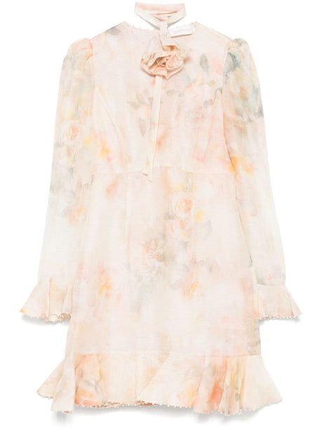 ZIMMERMANN Crush Flower Long Dress - Women's SS25 Collection