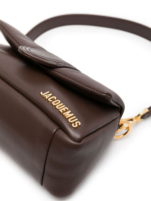 JACQUEMUS Le Petit Bambimou Shoulder Bag - Padded Smooth Leather, Magnetic Closure