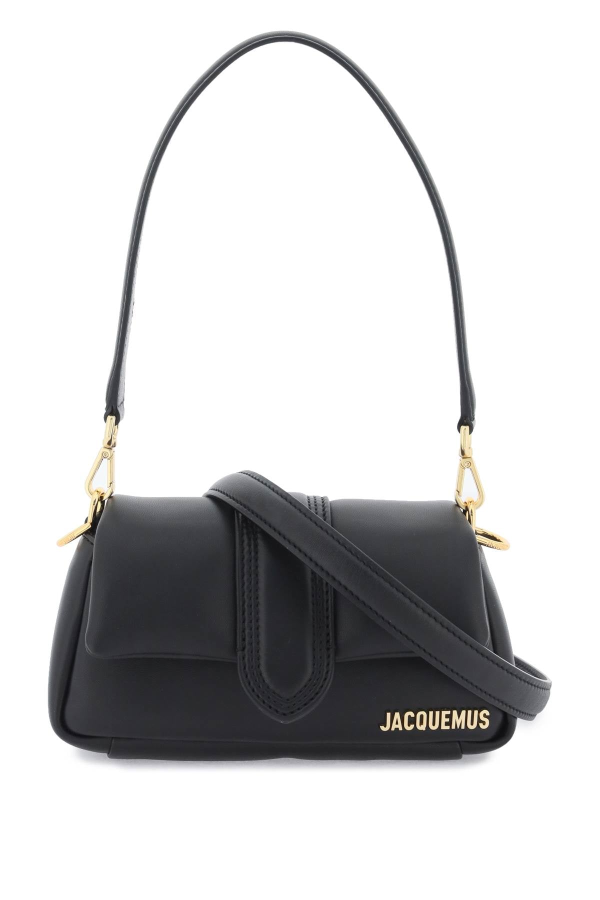 JACQUEMUS Le Petit Bambimou Shoulder Bag - Padded Smooth Leather, Magnetic Closure