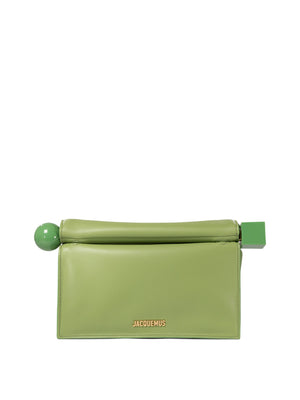 JACQUEMUS Mini Circular Clutch Bag