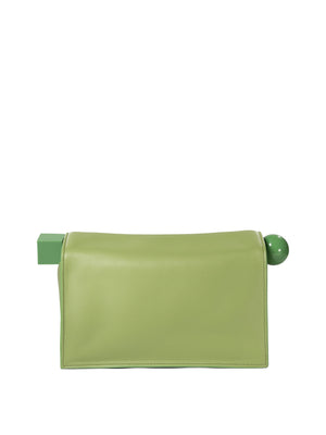 JACQUEMUS Mini Circular Clutch Bag