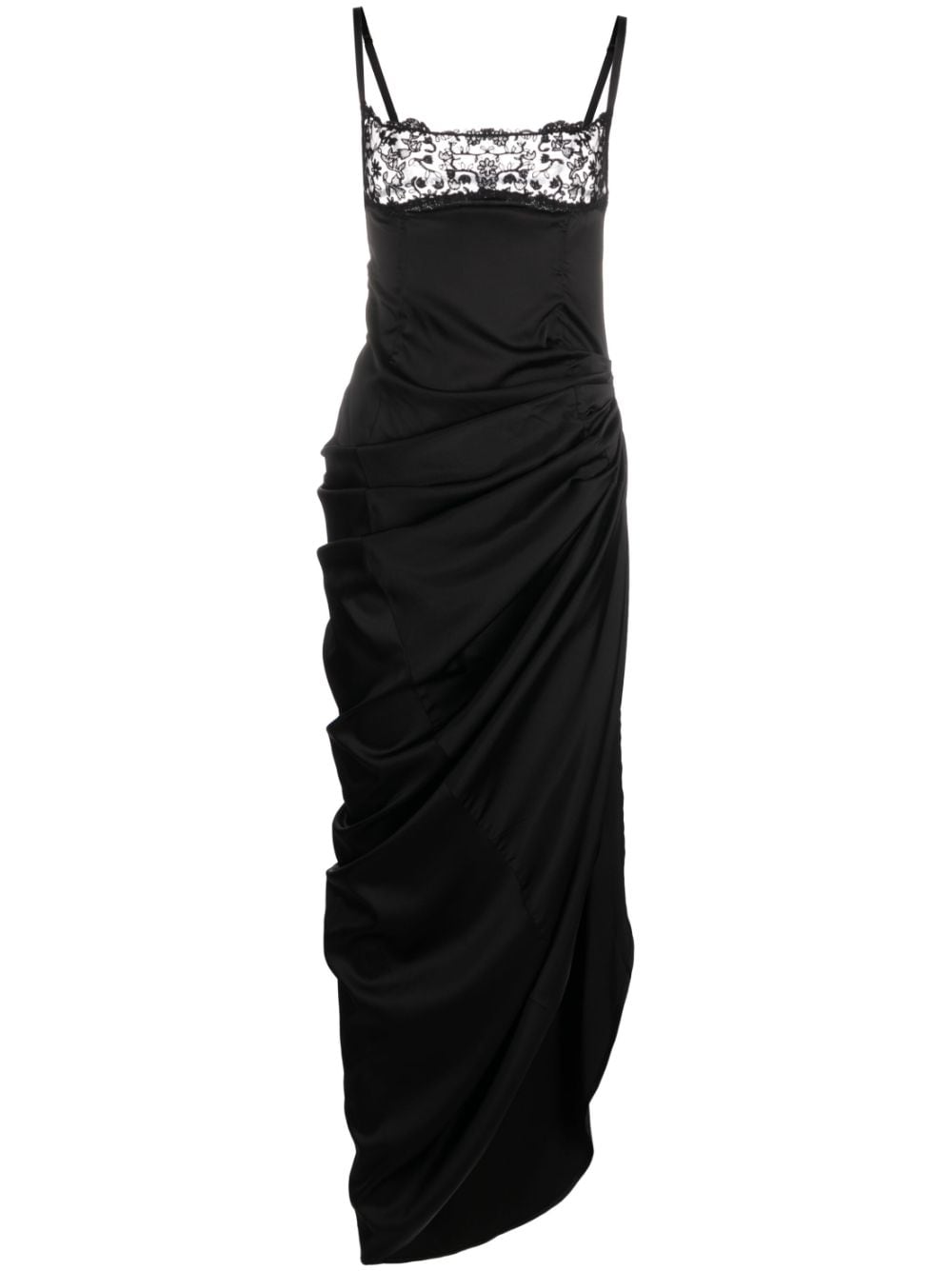 JACQUEMUS Elegant Black Floral-Embroidered Dress for Women - FW23
