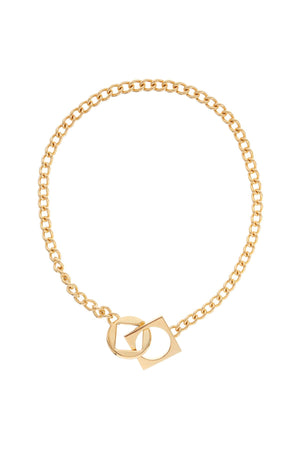 JACQUEMUS Geometric Twist Chain Necklace