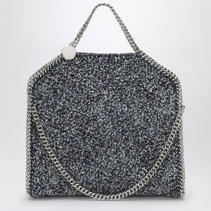 STELLA MCCARTNEY Textured Tote Handbag with Chain Details