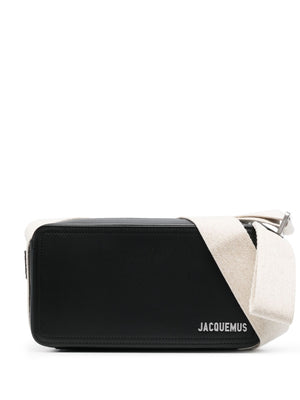 JACQUEMUS Mini Horizontal Leather Shoulder Bag