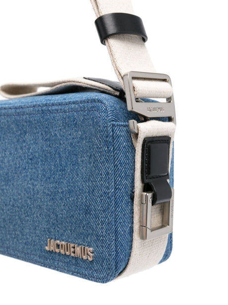 JACQUEMUS Medium Crossbody Denim Handbag