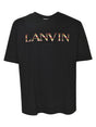 Lanvin Men's Stylish Black Mini T-Shirt