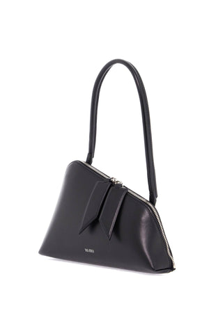 THE ATTICO Asymmetrical Mini Leather Crossbody Handbag