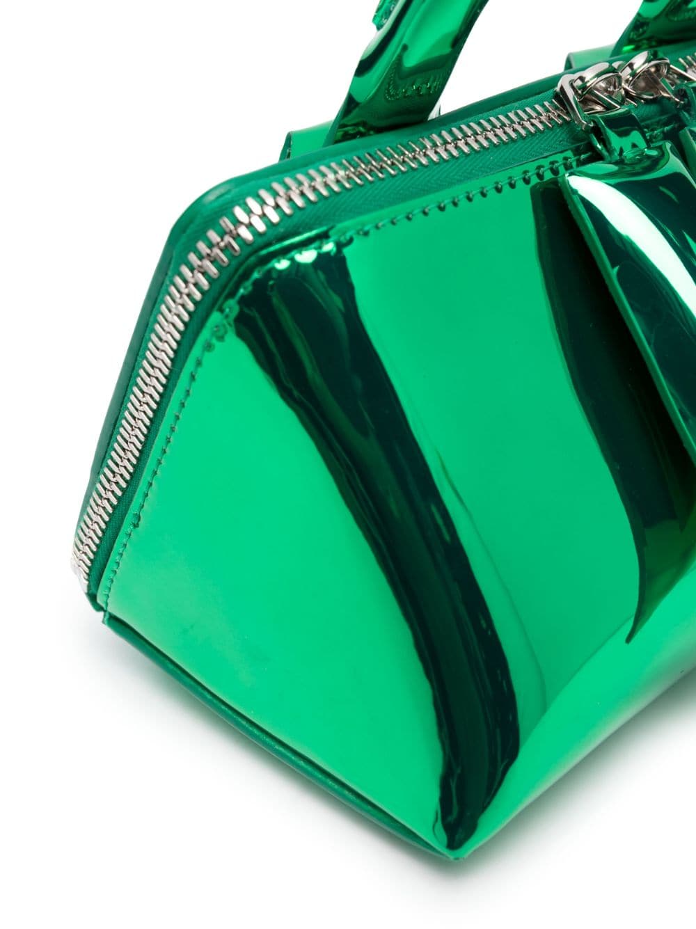 THE ATTICO Emerald Green Mini Crossbody Handbag for Women