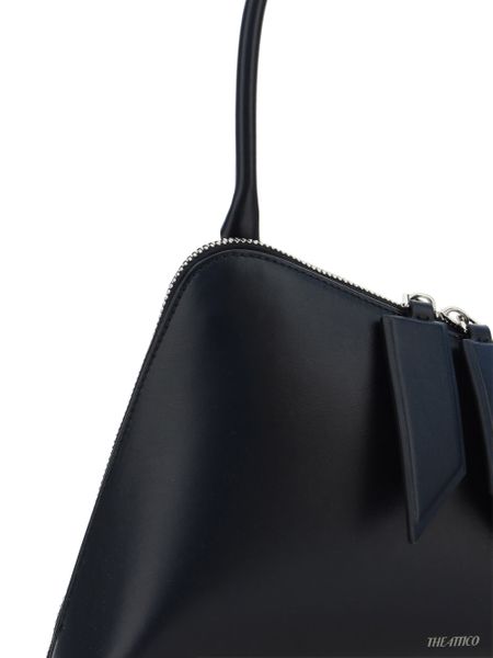 THE ATTICO SUNRISE SHOULDER Handbag - BLACK