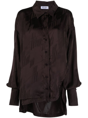 THE ATTICO Stylish 23FW Dark Brown Women's Shirt