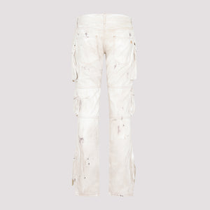 THE ATTICO Cargo Pants with Marble Effect - Size 26