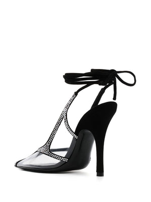 THE ATTICO Clear PVC Slingback - Women's Pointed Toe Pumps for FW23