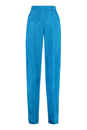 THE ATTICO Blue Viscose Trousers for Women