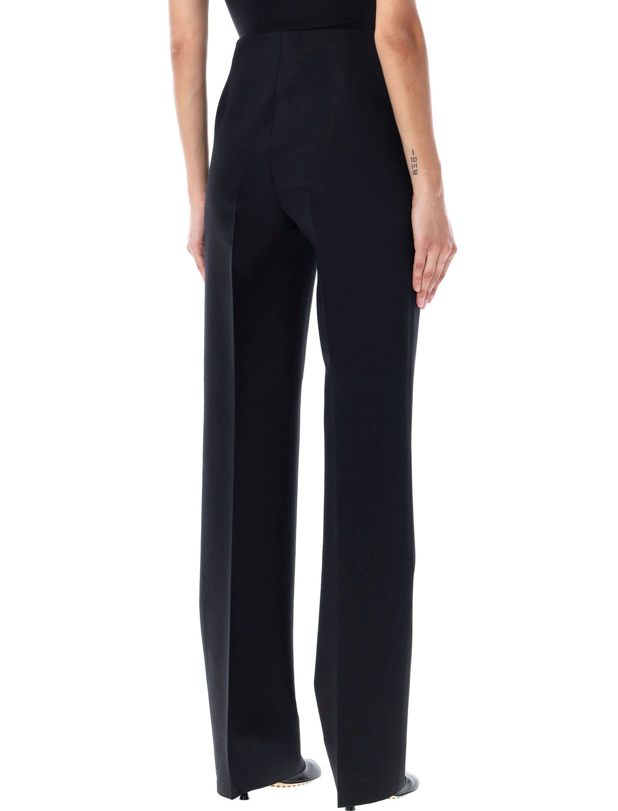 FERRAGAMO Classic Straight Cut Pleated Pants for Women - FW23 Collection