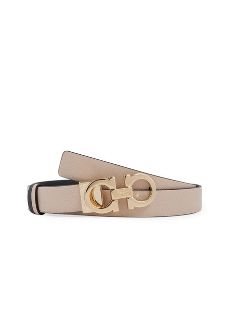 FERRAGAMO Reversible Gancini Hook Belt for Women - FW23 Collection