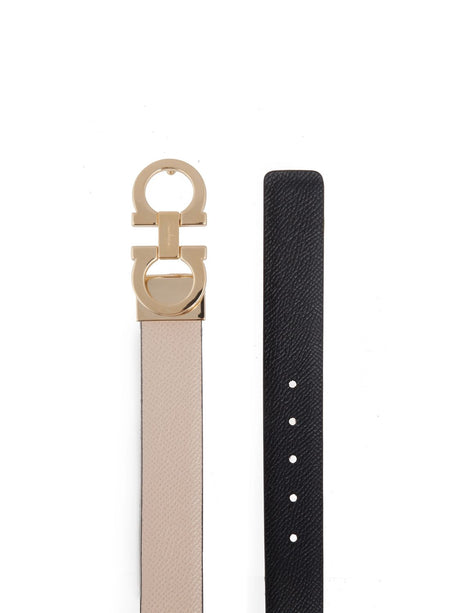 FERRAGAMO Reversible Gancini Hook Belt for Women - FW23 Collection