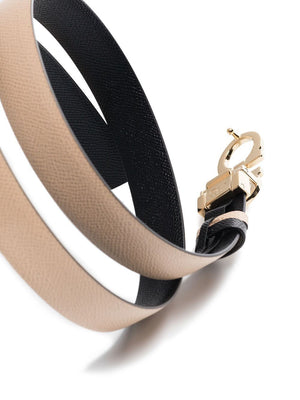 FERRAGAMO Reversible 25mm Gancini Hook Belt