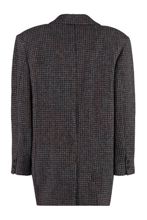 ISABEL MARANT ETOILE Houndstooth Wool Single-Breasted Blazer for Women - FW23 Collection