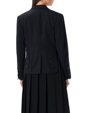 COMME DES GARÇONS Fierce and Fashionable: Black Spencer Jacket for Women