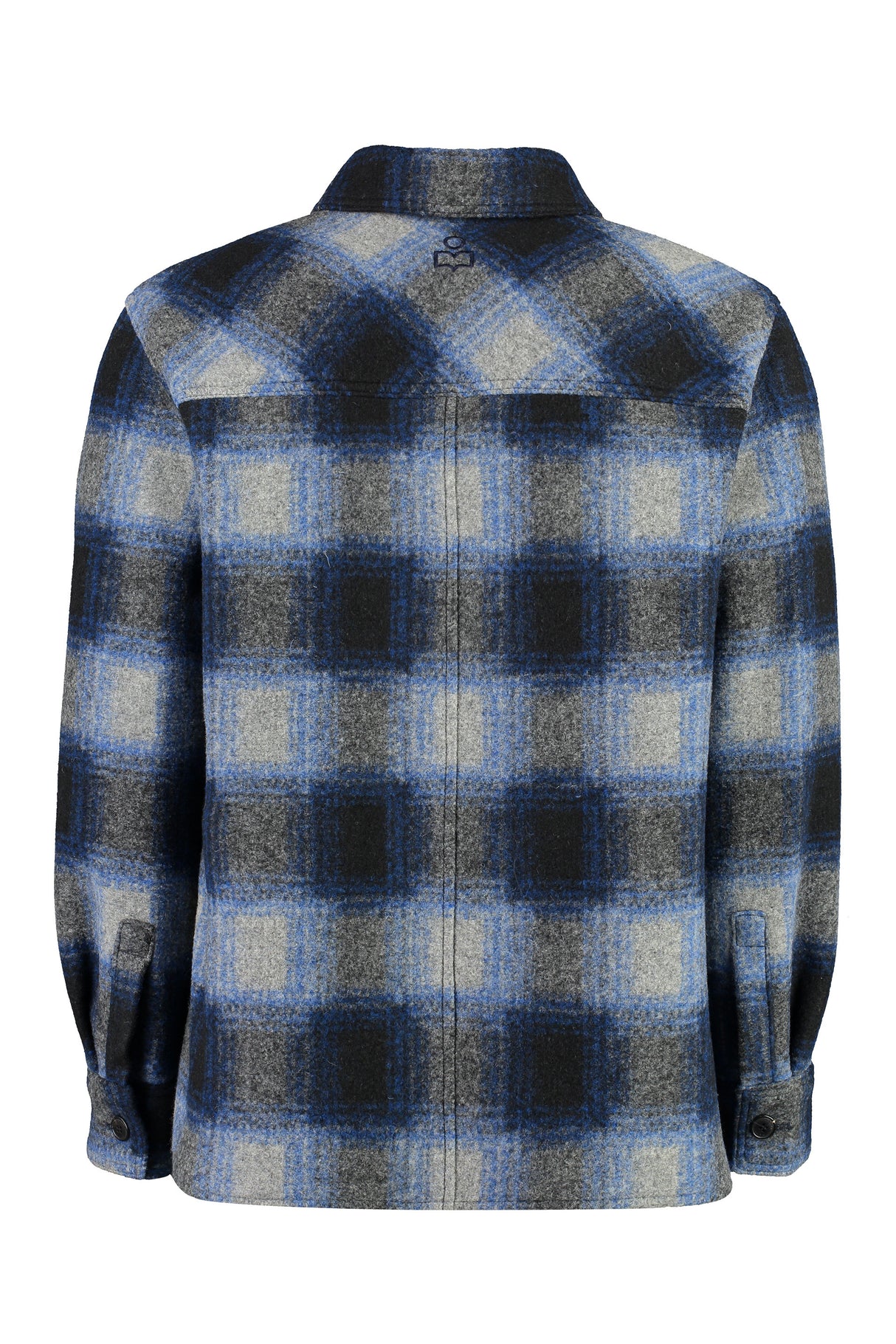 ISABEL MARANT Blue Checkered Overshirt for Men - FW23 Collection