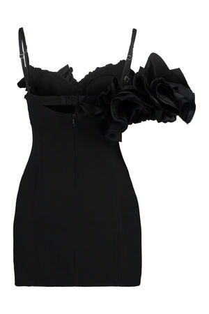 JACQUEMUS Black Frill Dress for Women - SS23 Collection