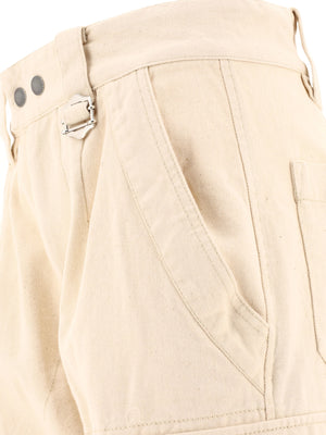 ISABEL MARANT ETOILE Beige Straight Pants for Women - 23SS Fashion Collection