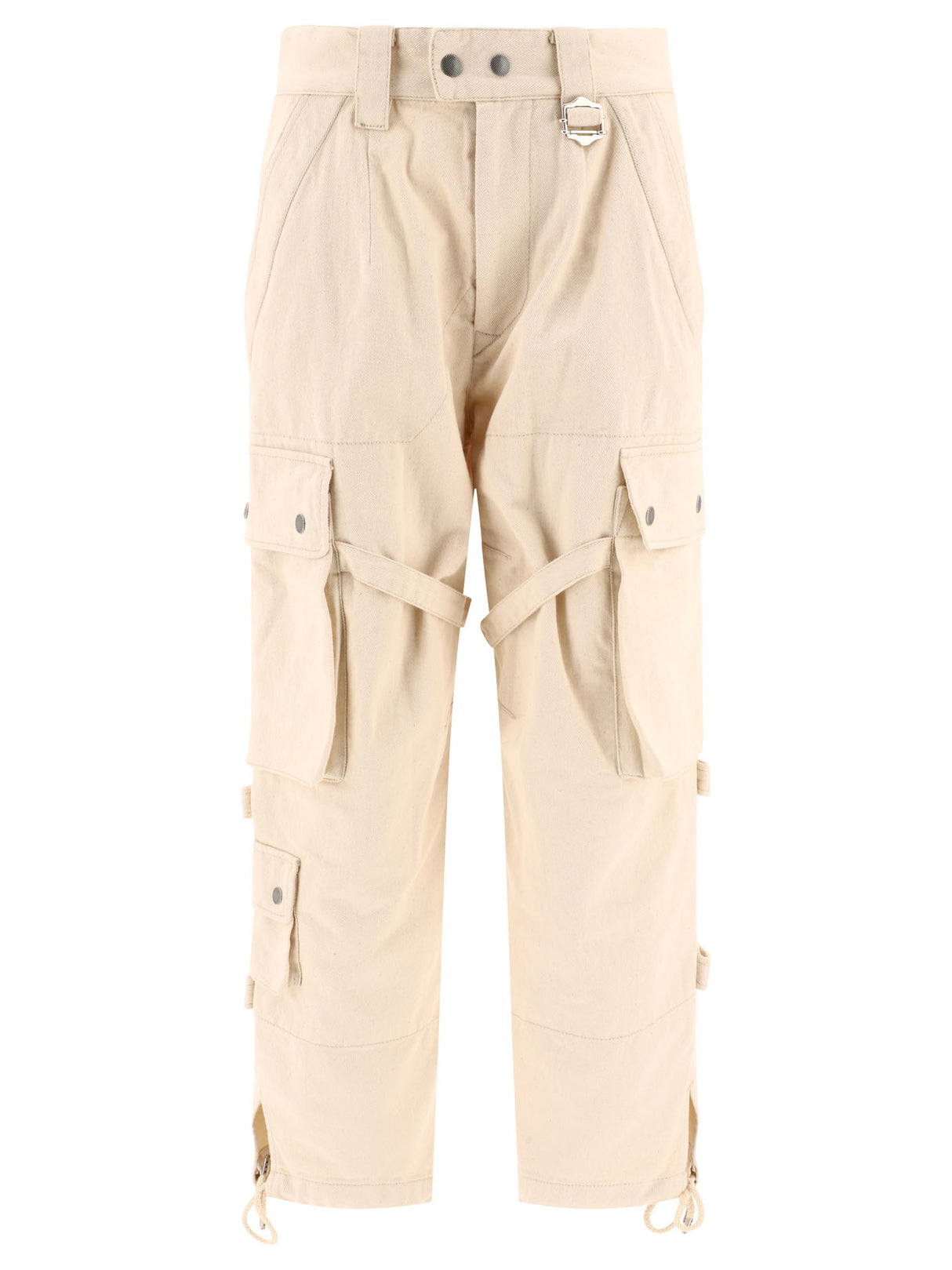 ISABEL MARANT ETOILE Beige Straight Pants for Women - 23SS Fashion Collection