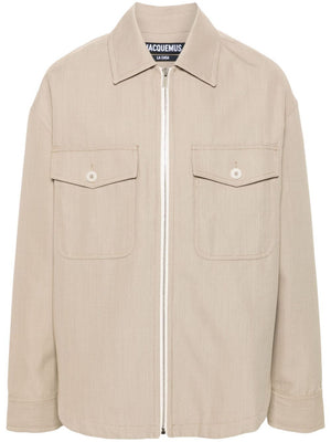 JACQUEMUS Modern Beige Outerwear Blouson for Men