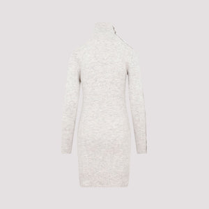 ISABEL MARANT Cozy Nude Knit Dress for Women | FW23 Collection